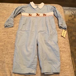 24m reindeer blue corduroy longall